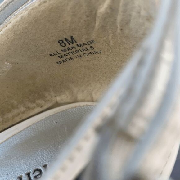 Pierre Dumas Womens Heels Open Toe Ankle Strap Black White Size 8 - Picture 3 of 10